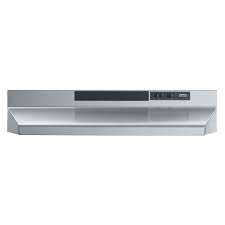 Under cabinet range hood dimensions. Broan Nutone F40000 Series 30 In Convertible Under Cabinet Range Hood With Light In Stainless Steel F403004 The Home Depot