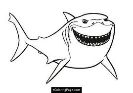 Finding Dory Bruce Coloring Page Printable Nemo Coloring Pages Coloring Pages Dory