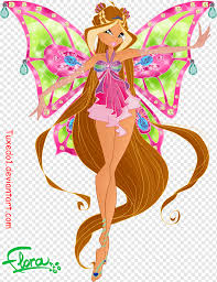 A ship full of zombie pirates battle the winx and the trix, both of whom must exit the legendarium quickly or become forever trapped there. Flora Stella Tecna Bloom Musa Flora Fictional Character Doll Winx Club Png Pngwing