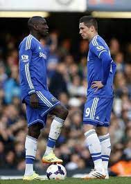 Demba Ba With Fernando Torres