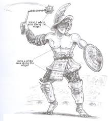 How To Draw A Gladiator Drawings Draw Boba Fett Helmet