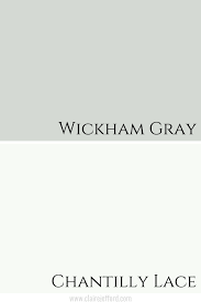 But if you incline to more of a warm palette, opt for more creamy hues by benjamin moore, such as swiss coffee for example. Benjamin Moore Wickham Gray Claire Jefford