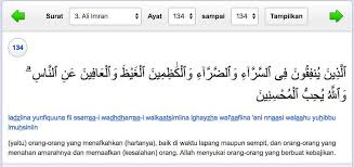 Read and learn surah imran 3:200 to get allah's blessings. Perilaku Yang Mecerminkan Surat Al Imran Ayat 134 Brainly Co Id