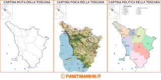 La carta forestale della toscana; Cartina Muta Fisica E Politica Della Toscana Da Stampare Pianetabambini It