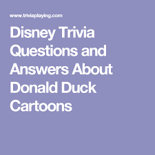 Please, try to prove me wrong i dare you. Disney Trivia Questions And Answers About Donald Duck Cartoons Cool Science Facts Science Facts Fun Science
