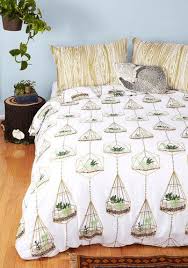 Terrific Terrarium Duvet Cover In Full Queen Pay Homage To Your Favorite Flora By Slipping This Modcloth Exclusive Modern Duvet Covers Duvet Covers Retro Bed