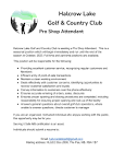 Halcrow Lake Golf and Country Club | The Pas MB