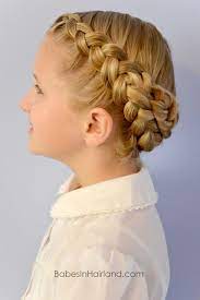Niederlandische Geflochtene Tauffrisur Von Babesinhairland Com Lds Mormone Zopfe Braided Hairstyles Dutch Braid Hairstyles French Braid Hairstyles