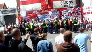 Bristol City Three Lions Flag day 2009