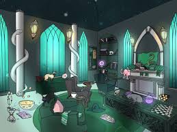 As of now, you do not have to make polyjuice potion in order to get inside slytherin's common room. Hogwarts Is My Home Lenadrawings Slytherin Common Room