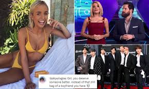 Instagram model Gabby Goessling trolled over boyfriend Alex Williamsons  mocking of BTS fans | Daily Mail Online