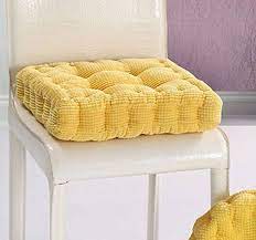 amazon com tmjj solid color warm corduroy square office dining chair pad seating pillows home living room bedroo soft flooring floor cushions home living room