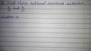 An irrational number is a real number that cannot be written as a simple fraction. Best Of 3 Rational Numbers Between 5 7 And 9 11 Free Watch Download Todaypk