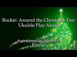 chords for rockin around the christmas tree ukulele play along