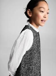 MANGO KIDS Šaty 'KIMI' vo farbe Čierna