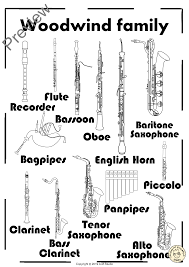 Woodwind Instruments Line Puzzles Distance Learning Woodwind Instruments Woodwind Saxophone Music