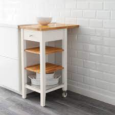 14.82 kg (32 lb 11 oz) package(s): Stenstorp Kitchen Trolley White Oak 45x43x90 Cm Ikea