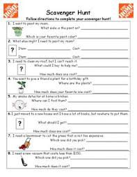 Community Based Instruction Scavenger Hunt Home Depot Life Skills Classroom Life Skills Lessons Life Skills Activities