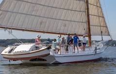 Skipjack Sails at the Antique & Classic Boat Festival