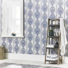 Silk Road Damask By Arthouse Indigo Wallpaper Wallpaper Direct Indigo Wallpaper Home Art Blue Wallpapers
