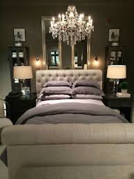 Gorgeous Bedroom Set With A Chandelier Over The Bed Romantic Master Bedroom Master Bedroom Design Bedroom Inspirations