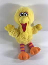 Big Bird Plush Toy Vintage Sesame Street Toy Large Plush Big Etsy Sesame Street Toys Big Bird Plush Toy