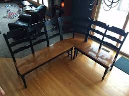 kitchen table and wrap around bench