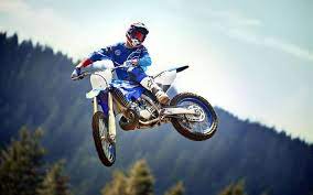 Honda dirt bike wallpapers main color: Download Wallpapers Yamaha Yz450f Sportbikes 2018 Bikes Motocross Jump Yamaha Besthqwallpapers Com Motocross Freestyle Motocross Motocross Love