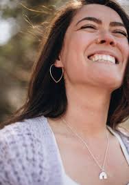 Large Power Hoop Hammered Earrings Silver