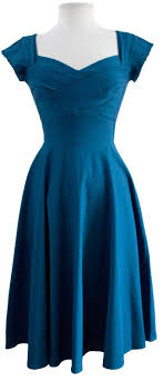 Stop Staring Mad Style Peacock Blue Swing Dress Swing Dress Dresses Historical Dresses