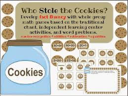 Not Very Fancy Who Stole The Cookies Math Math Facts Teaching Math