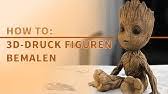 Sammlung von marco ackermann • zuletzt aktualisiert: 3d Drucker Ender 3 Serie 8 Eine 3d Figur Bemalen Groot Anfanger Youtube