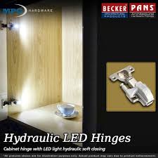 Hydraulic Led Hinges Cabinet Hinge With Led Light Hydraulic Soft Closing Hydraulicledhinges Antique Hook Tower Bol Led Lights Hinges For Cabinets Hardware