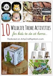 10 wildlife theme activities for kids to do at home