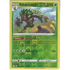 Maybe you would like to learn more about one of these? Pokemon Trading Card Game 013 072 Rillaboom Rare Reverse Holo Card Shining Fates Trading Card Games From Hills Cards Uk