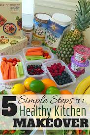 5 Simple Steps To A Healthy Kitchen Makeover Uplifting Mayhem Healthy Kitchen Healthy Snacks Raw Food Recipes