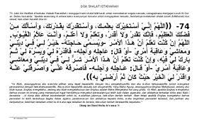 Doa Shalat Istikharah