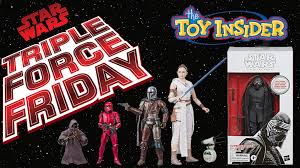 triple force friday new star wars the black series figures