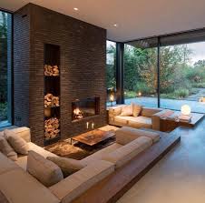 Cool Sunken Great Room Sitting Area Sunken Living Room Fancy Houses Modern House Design
