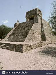 Small Aztec Period Temple Pyramid Known As Santa Cecilia Acatitlan Stock Photo 60277286 Alamy Pyramids Stock Photos Aztec