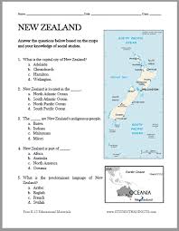 New Zealand Map Worksheet Free To Print Pdf File For Students Of World Geography Geography Newzealand Social Studies Maps Social Studies Map Worksheets