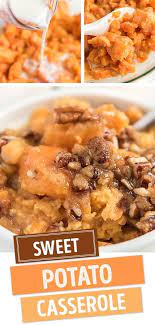 This Delicious Sweet Potato Casserole Recipe Is A Must For Thanksgiving The Topping Sweet Potato Recipes Casserole Sweet Potato Casserole Yummy Sweet Potatoes