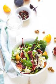 Salade Aux Figues Et Aux Chevre Recette Vegetarienne Un Dejeuner De Soleil Recette En 2020 Salade De Figues Figues Salade