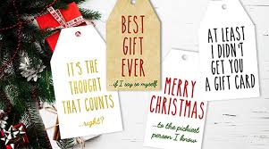 Select the icon on the image to share the image with your friends. 16 Free Printable Funny Honest Christmas Gift Tags Lovely Planner