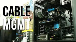 These are small plastic channels that are shaped like a j that include adhesive to stick to surfaces. How To Cable Management Youtube