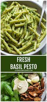 Homemade Basil Pesto Easy Fresh Life Made Simple Recipe In 2020 Pesto Basil Pesto Flavorful Sauce