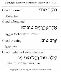 Good Morning Good Afternoon Good Evening And Good Night Images English To Hebrew Best Wishes Vocabulary Good Morning Good Afternoon Good Evening Good Night And Sweet Dreams Learn Hebrew Hebrew Vocabulary Hebrew Words