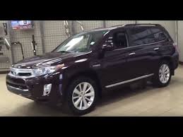 Estimated mileage is 20 mpg city and 27 mpg. 2012 Toyota Highlander Hybrid Review Youtube