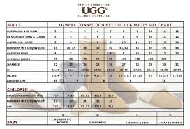 size chart for ugg boots ugg boot sizing chart ugg toddler