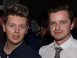 Toasting great friends, gorgeous outfits